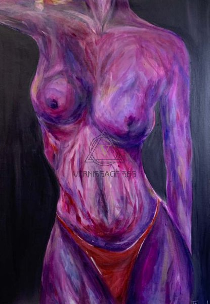 Картина Эротика, голые девушки, обнаженное тело (3) 20х30
