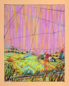 Розовое небо