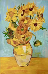 Копия работы «Подсолнухи» Винсент ван Гог
