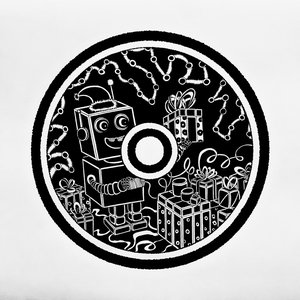 Xmas Time’ A2 Веселый робот упаковывает рождественские подарки