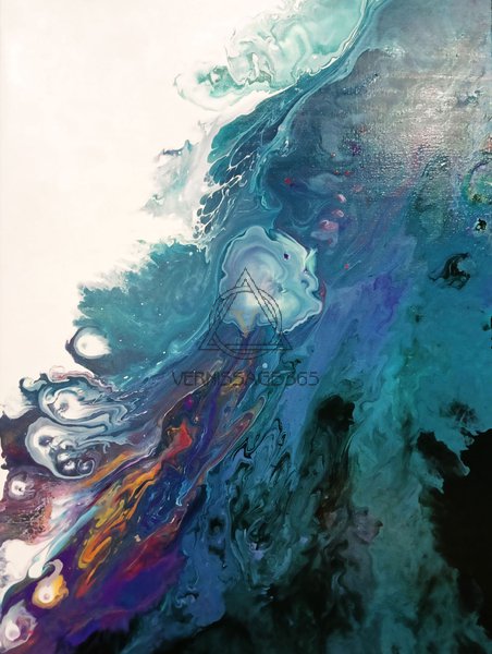 Интерьерная картина «Сон Калипсо» ручной работы 50х70 см