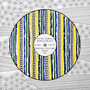 Нарисованная текстура Цветная абстракция с узором