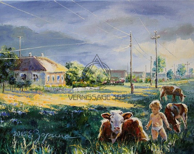 Детство. Деревенский пейзаж