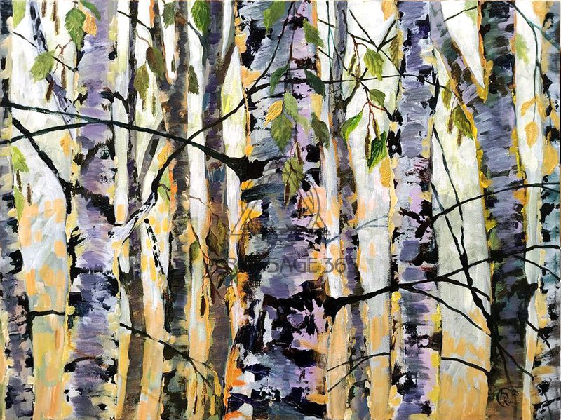 Сквозь берёзовые бруньки