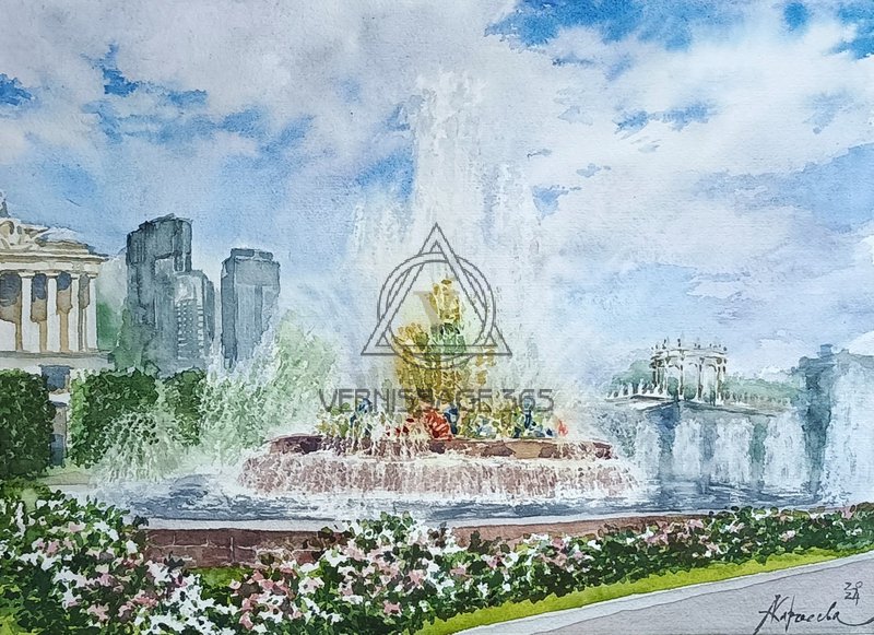 Фонтан "Каменный цветок"на ВДНХ