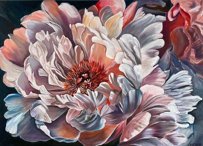 Цветение пиона