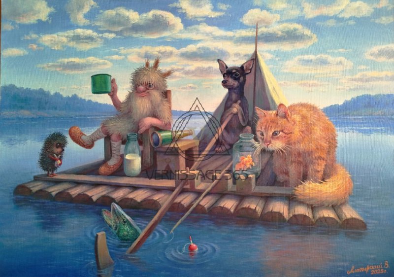 Верные друзья. Ёжик , щука и золотая рыбка