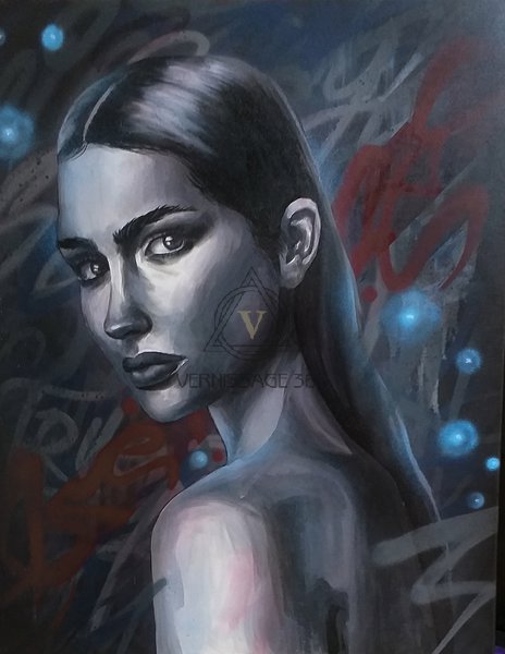 Граффити девушка