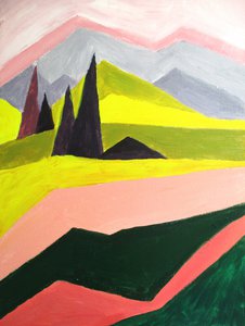 Абстракция "Пейзаж"