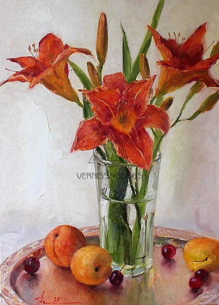 Натюрморт с лилейником