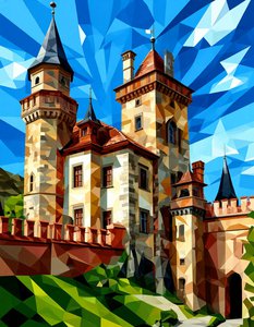 Средневековый замок