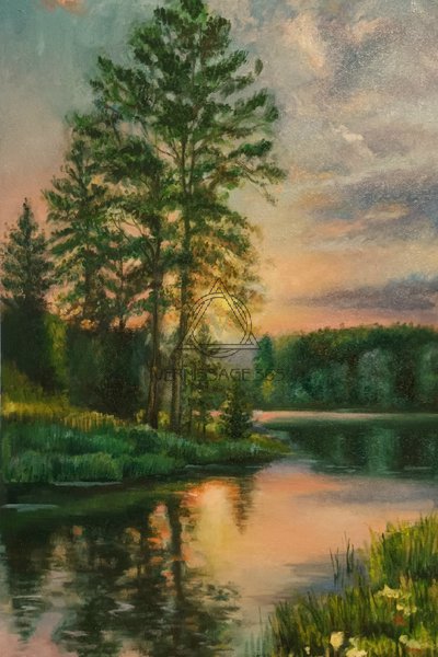 Тихий летний закат