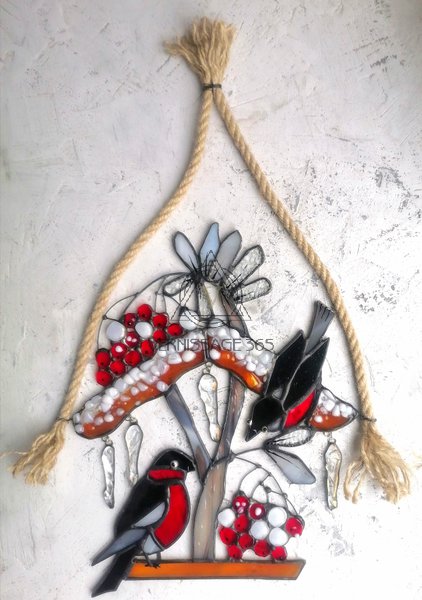 Подвеска "Снегири"