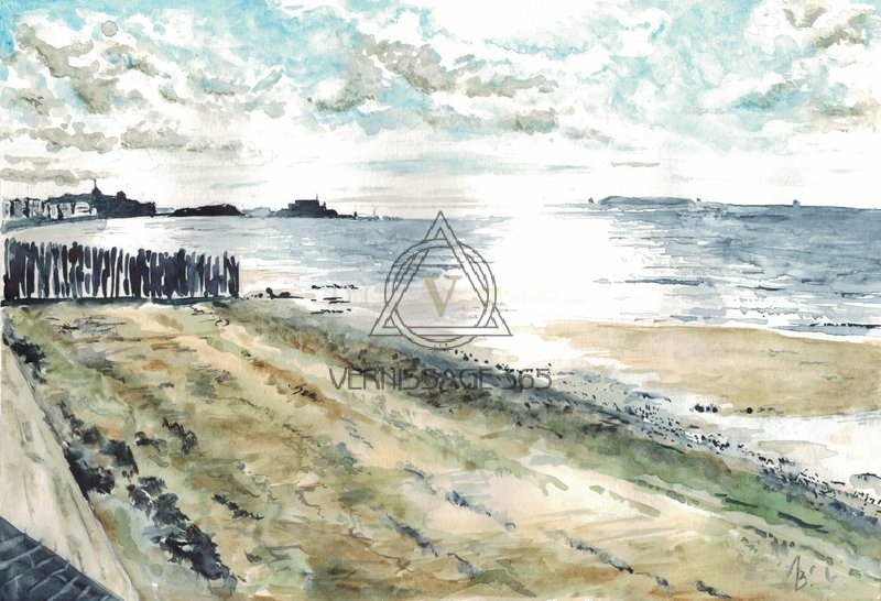 Берег в Сен Мало (Франция)