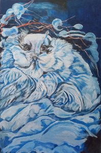Зима.Полярная сова.