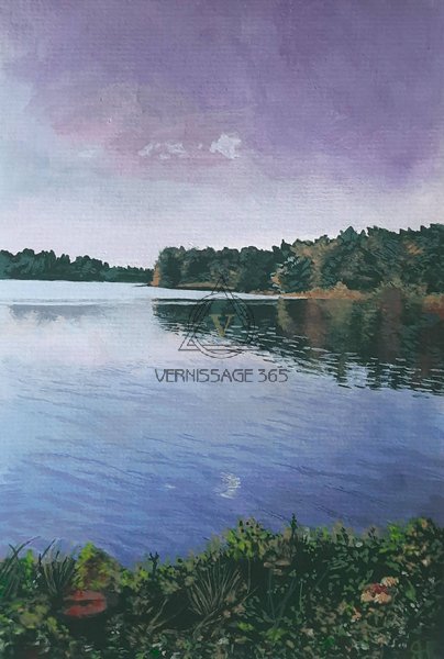 Вечер на озере