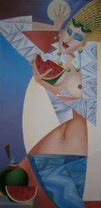 Любительница арбузов