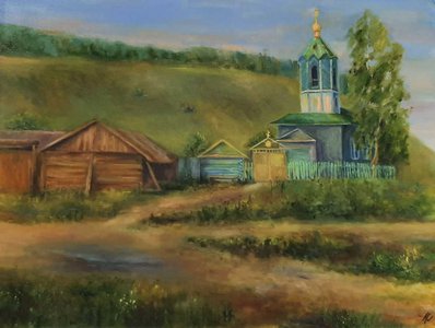 церковь в деревне Курилово