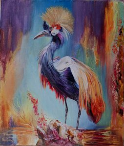 Венценосный журавль