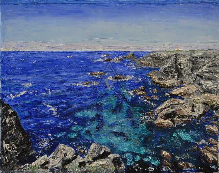 Берег острова Бель-Иль-ен-Мер (Бретань) (Coast of Belle-Ile-en-Mer Island (Bretagne)