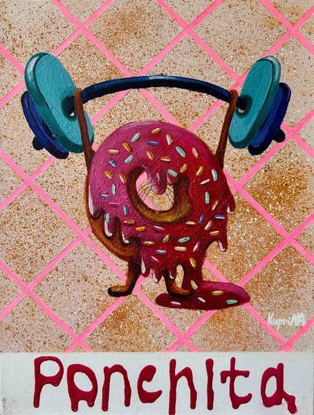 Сладкий фитнес. Пончик