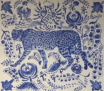 Голубая Гжель