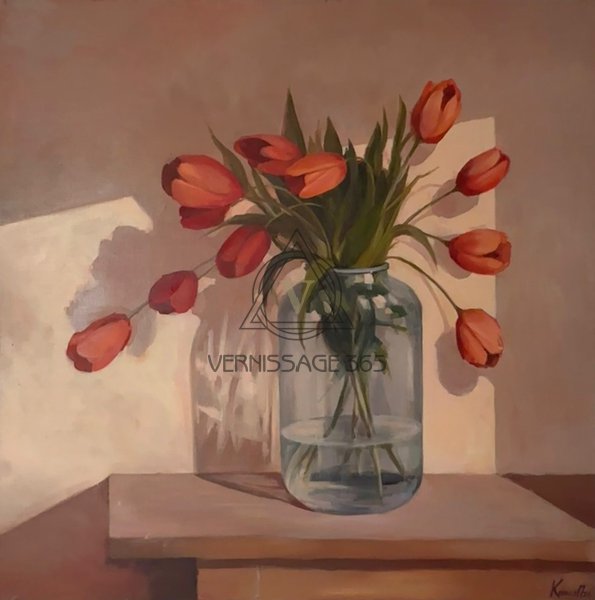 Тюльпаны в банке