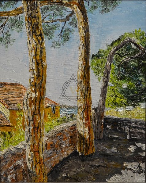 Дворик в Каннах (Франция) (Patio in Cannes (France)