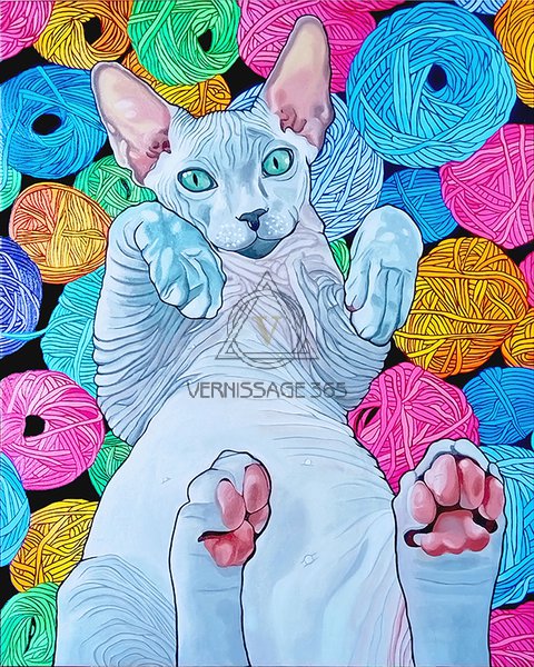 Сфинкс в клубках