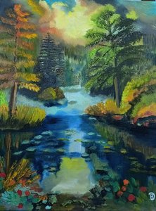 Лесное озеро