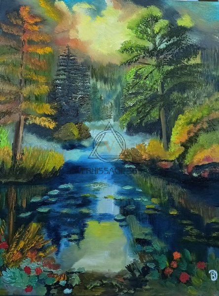 Лесное озеро