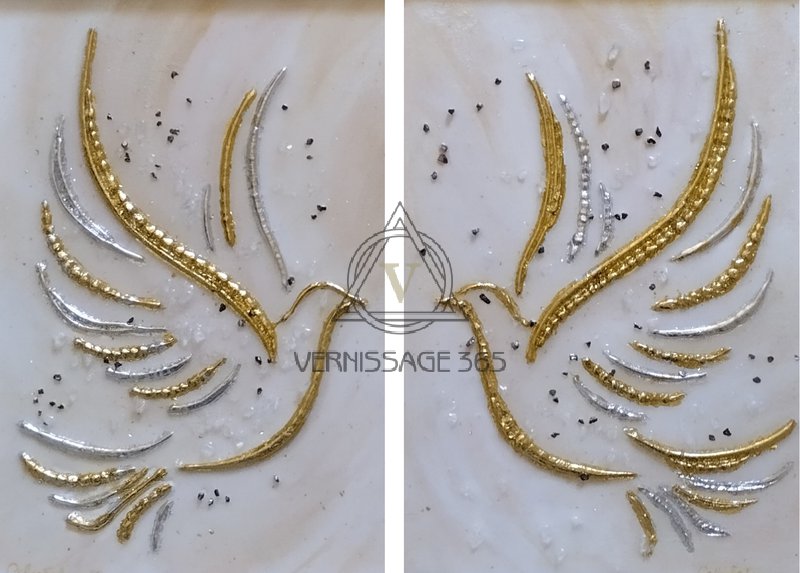 Диптих голуби