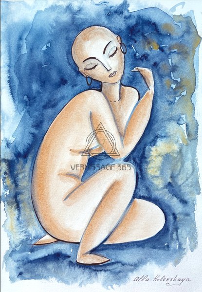 Девушка в медитации