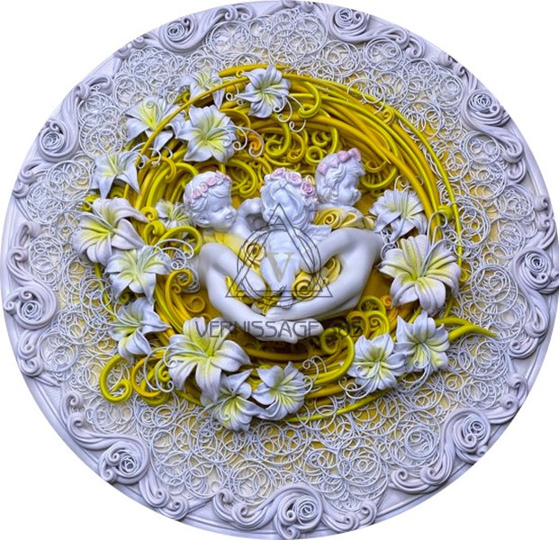 Панно « Гений и Юнона»