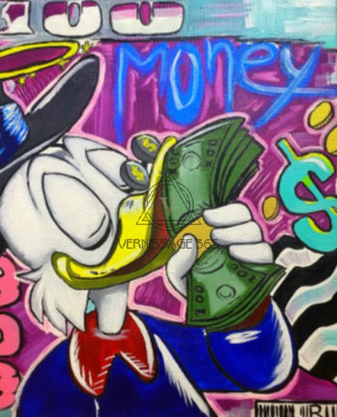 Арт картина «Money smells like freedom»