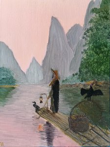 Рыбалка с бакланами