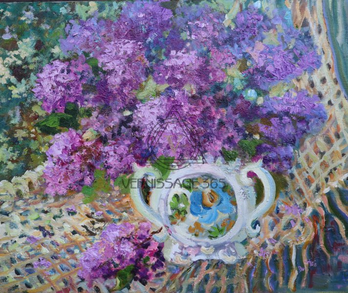 Букет сирени в моём саду