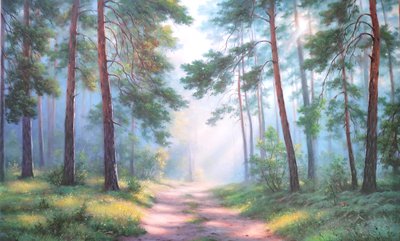 В сосновом лесу