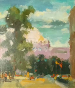 Городской пейзаж. Оперный театр