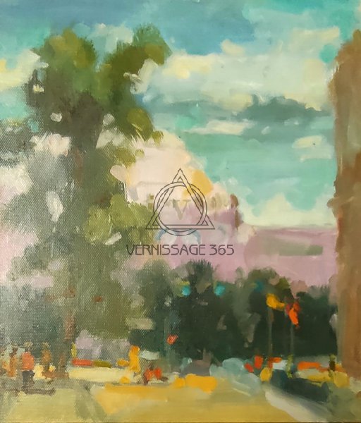 Городской пейзаж. Оперный театр