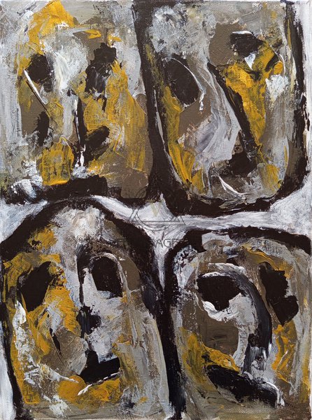 калька № 4 (из серии время камней и песка)