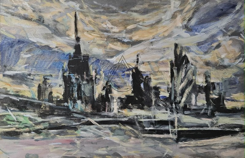 2.	Набережная, Москва.