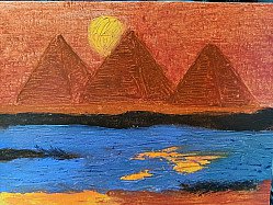 Египет, пирамиды.