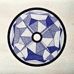 Indigo’ A4 Остроугольный инопланетный кристалл