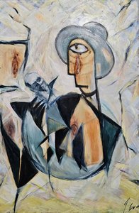 Дон Кихот с бюстом Ленина