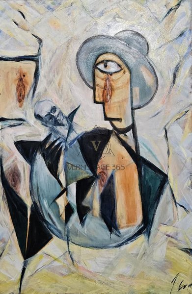 Дон Кихот с бюстом Ленина