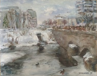 вечерний город