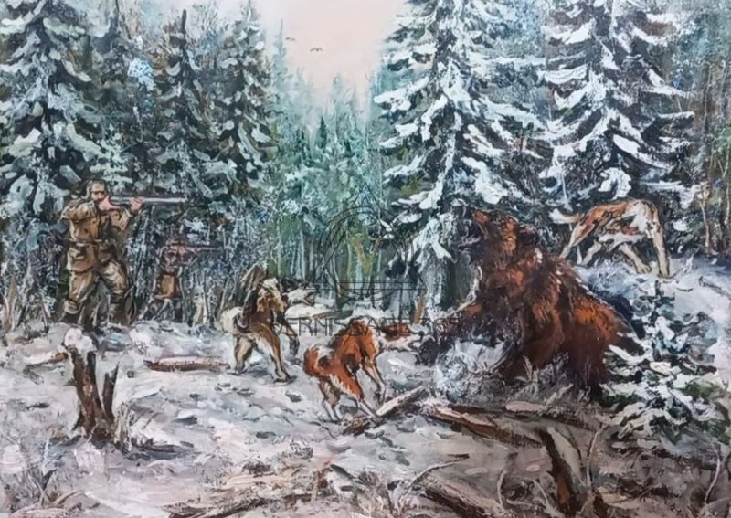 Зимняя охота на медведя