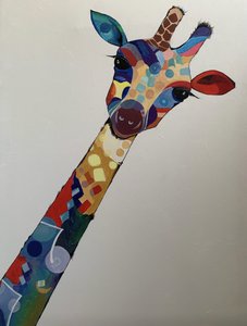 Цветной жираф