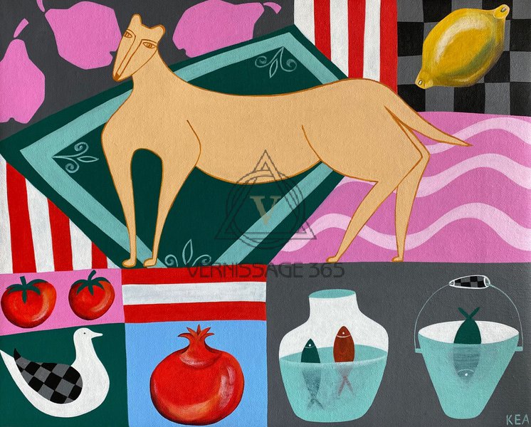 Бежевая кошка